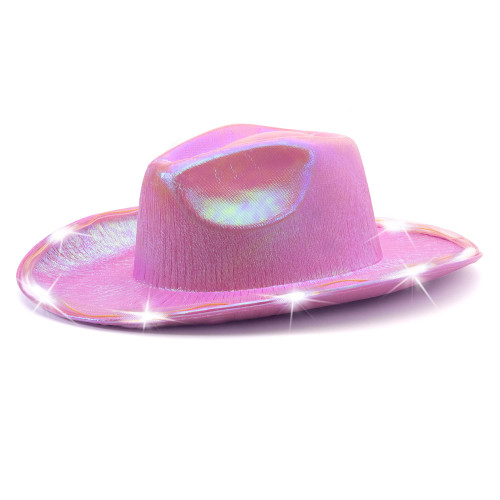 Spooktacular Creations Light Up Country Western Pink Cowgirl Hat, Cowboy Hat for Women, Halloween Neon Pink Sparkly Space Cowgirl Hat for Adult Spooktacular Creations Light Up Country Western Pink Cowgirl Hat, Cowboy Hat for Women, Halloween Neon Pink Sparkly Space Cowgirl Hat for Adult