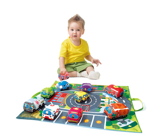 Soft Car Toy Set with Play Mat for 1 Year Old Baby, 10 Vehicle, 1 Play Mat Storage Bag, Baby Toys 12-18 Months, Early Educational Toys Birthday Gift, Toys for 1 2 3 Year Old Toddlers Boys Girls Soft Car Toy Set with Play Mat for 1 Year Old Baby, 10 Vehicle, 1 Play Mat Storage Bag, Baby Toys 12-18 Months, Early Educational Toys Birthday Gift, Toys for 1 2 3 Year Old Toddlers Boys Girls