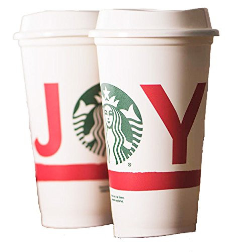 Starbucks Grande Holiday Joy 2015 Reusable Travel Cup with Lid, 16-ounce, (1 Cup and Lid Included)