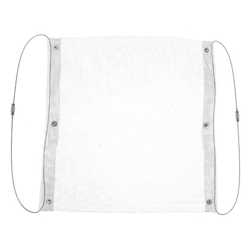 Happyyami BBQ Mesh Barbecue?Grids Baking Rack BBQ Grill mesh mat Frying Cooling Rack Campfire Grill Grate Barbecue Rack mat Roasting?Rack Wire Cooling Rack Stainless Steel Travel Silk Screen