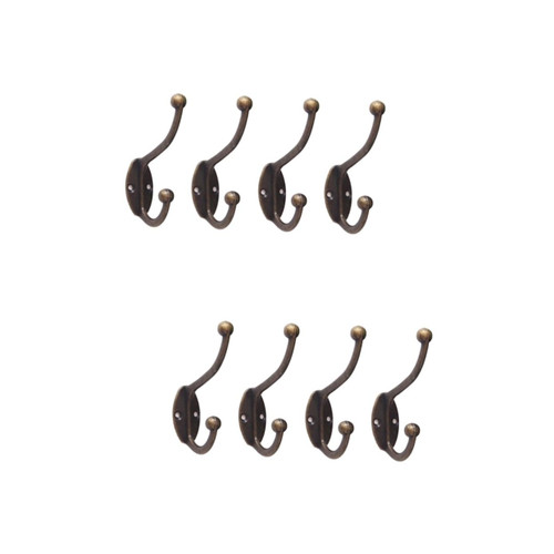 Cabilock 8 Pcs Wall Hanging Hooks Metal Clothes Hooks Wall Mount Single Hooks Wall Hanger Metal Hooks Practical Hanging Hook Wall-Mounted Big Hook