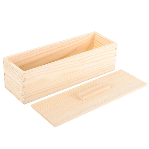 HOMSFOU toast mold food containers roaster pan with lid soap mold kitchen loaf pan toast baking mold wood trinket containers bread baking mold bread pan toast DIY baking mold French handle