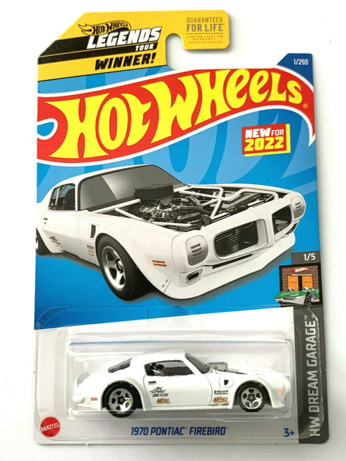 Hot Wheels 1970 Pontiac Firebird - HW Dream Garage 1/5 [White] 1/250 Legends Tour Winner