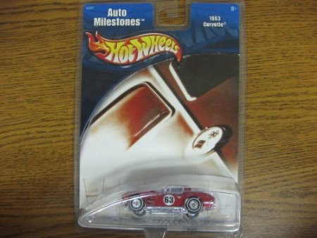 Hot Wheels Auto Milestones 1963 Corvette #63 Red