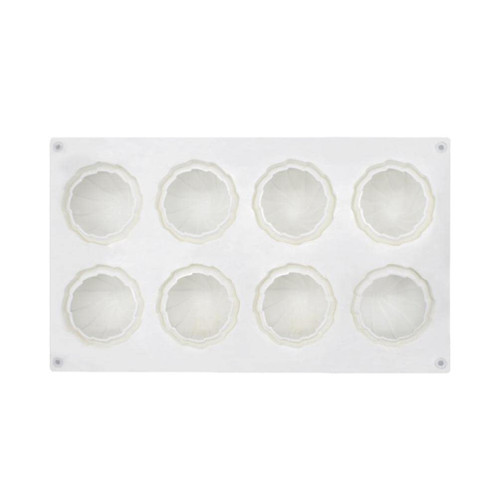 8-Cavity Ball Silicone Mold Fondant Mousse Cake Decorating Mold Baking Tool For Making Chocolate Candy Handmade-Soap Fondant Molds For Cake Decorating Christmas 3d Silicone For Cake Decorating Tools