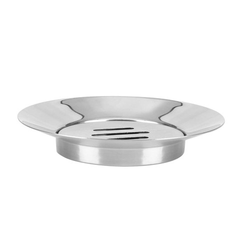 NOLITOY Round soap Travel case Bath soap Holder Soap Organizer tub soap Dish Kitchen soap Dish Round Soap Dish soap bar Holder Stainless Steel Soap Holder Soap Tray soap Box Drainer Simple