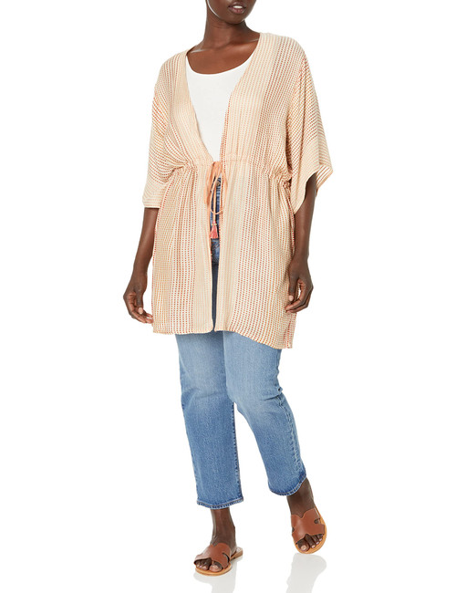 Steve Madden womens Steve Madden Tie Dye Kimono, Warm, One Size US