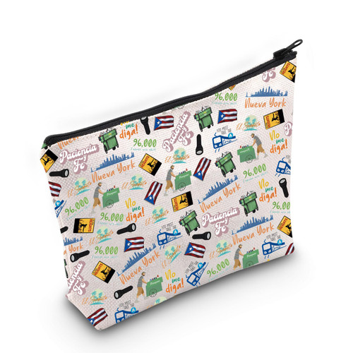 POFULL In the Heights Musical Cosmetic Bag Broadway Musical Merch Broadway Lovers Gift (Y Fe Cosmetic Bag) POFULL In the Heights Musical Cosmetic Bag Broadway Musical Merch Broadway Lovers Gift (Y Fe Cosmetic Bag)