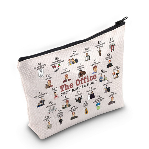 Office TV Show Merchandise Office TV Show Fan Gift Office TV Show Makeup Zipper Pouch (Offic makeup)