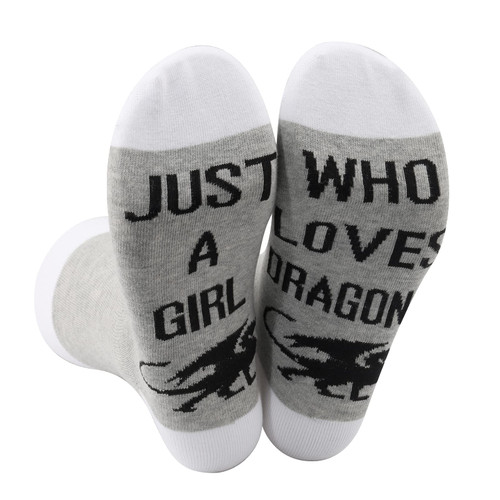 2 Pairs Dragon Socks Animal Lover Gifts Just A Girl Who Loves Dragons Socks (Loves Dragon) 2 Pairs Dragon Socks Animal Lover Gifts Just A Girl Who Loves Dragons Socks (Loves Dragon)