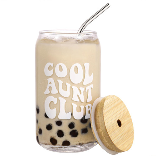 axqania Aunt Gifts - Gifts For Aunt From Niece, Nephew - Birthday Gifts For Aunt, New Aunt, Auntie - Godmother Gifts, Aunt Announcement, Promoted To Aunt - 16 Oz Coffee Glass axqania Aunt Gifts - Gifts For Aunt From Niece, Nephew - Birthday Gifts For Aunt, New Aunt, Auntie - Godmother Gifts, Aunt Announcement, Promoted To Aunt - 16 Oz Coffee Glass