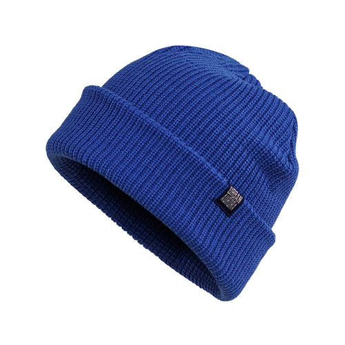 Croogo Rib Knit Beanie Hats Cap Unisex Watch Cap Warm Soft Knitted Hat Plain Cuff Slouchy Cap for Winter,Royal Blue-KH33