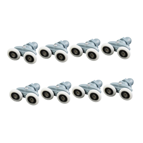 DOITOOL 8PCS Shower Door Rollers pully Shower Doors Pulleys Door Bottom Rollers Shower Door Runners Sliding Door Rollers Replacement Door Runners Sliding Doors Wheel