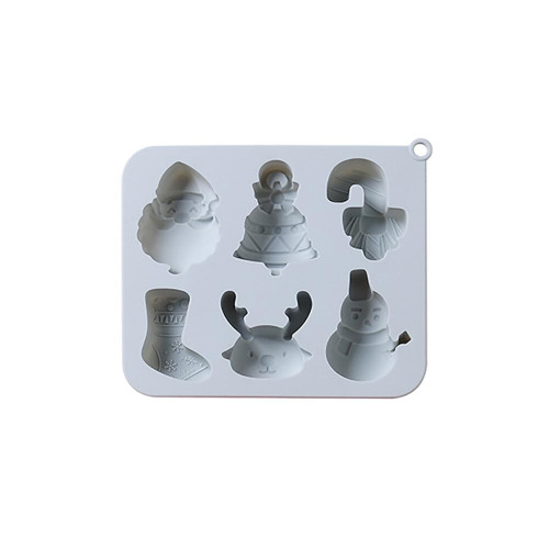 1 Pack Christmas Silicone Baking Molds,6 Cavities Mini Santa Claus Elk Snowman Candy Chocolate Mould Non-Stick Fondant Baking Mold for Handmade Soap Pudding Jelly Cake Cupcake Topper Decor 1 Pack Christmas Silicone Baking Molds,6 Cavities Mini Santa Claus Elk Snowman Candy Chocolate Mould Non-Stick Fondant Baking Mold for Handmade Soap Pudding Jelly Cake Cupcake Topper Decor