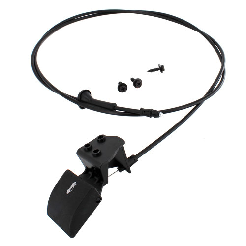 COOL STAR 55394495AB Hood Latch Release Cable with Handle replacement for 2005-2010 Jeep Grand Cherokee compatible with 2006-2010 Jeep Commander XK KX0606L