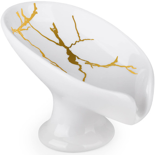 Soap Dish for Shower Ceramic Soap Holder Self Draining Leaf Shape Bar Soap Tray, Marble Pattern White Drain Soap Dish Holder for Bathroom,Easy Cleaning Keep Soap Dry Soap Dish for Shower Ceramic Soap Holder Self Draining Leaf Shape Bar Soap Tray, Marble Pattern White Drain Soap Dish Holder for Bathroom,Easy Cleaning Keep Soap Dry