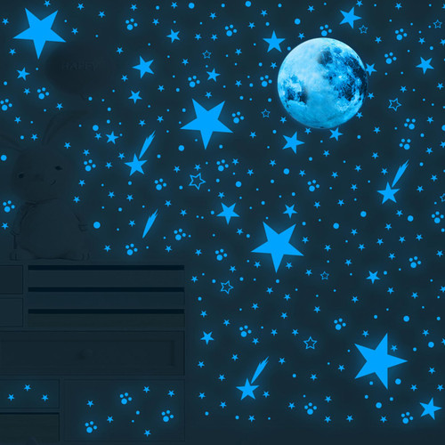 Glow in The Dark Stars for Ceiling, Glow in The Dark Stars and Moon Wall Decals, 1170Pcs Ceiling Stars Glow in The Dark Kids Wall Decors, Perfect for Kids Nursery Bedroom Living Room Glow in The Dark Stars for Ceiling, Glow in The Dark Stars and Moon Wall Decals, 1170Pcs Ceiling Stars Glow in The Dark Kids Wall Decors, Perfect for Kids Nursery Bedroom Living Room