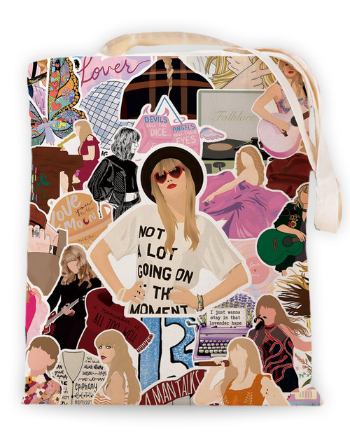 SUNFYCN Singer Merch Gift Bag, TS Fans Gifts For Singer Music Lyric Inspired Album Name, Singer Merchandise Tote Bag Gifts,Womens Gifts for Tote Bag13T069