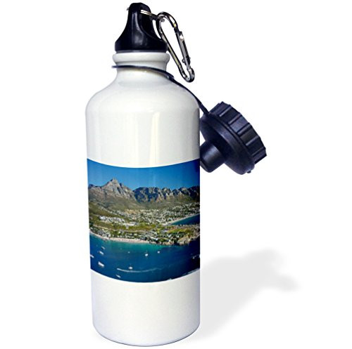 3dRose wb_188015_1 Clifton Beach And Camps Bay, Table Mountain, Cape Town, South Africa Sports Water Bottle, 21Oz, Multicolored