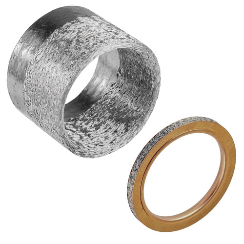 Caltric Muffler Exhaust Gasket Compatible with Yamaha YZ450F 2004 2005 2006 / 3VD-14613-01-00