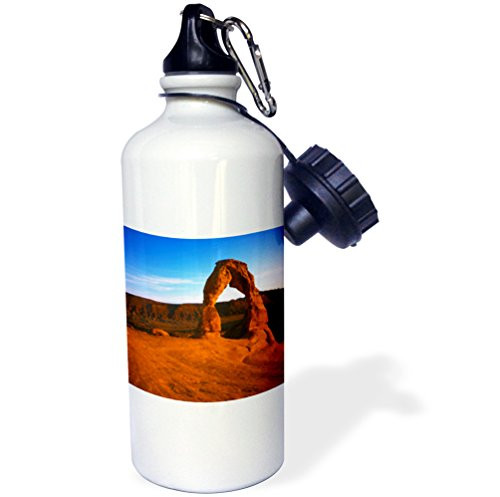 3dRose USA Sports Water Bottle, Multicolor, 21 oz 3dRose USA Sports Water Bottle, Multicolor, 21 oz