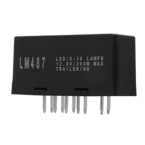 LED Flasher Relay, 10Pin Hazard Warning Turn Signal Flasher 10383321 Replacement for Silverado 1500 1500HD 2500HD 3500 2003?2006 Hazard Warning Flasher