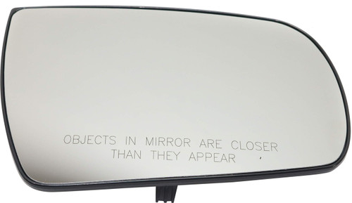 Evan Fischer Mirror Glass Compatible With 2011-2015 Kia Sorento Passenger Side Heated, With Backing Plate, Convex