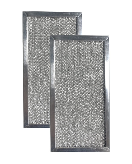 2-Pack Air Filter Factory 4-7/8 X 9-3/8 X 3/8 For Range Hood Aluminum Grease Filters
