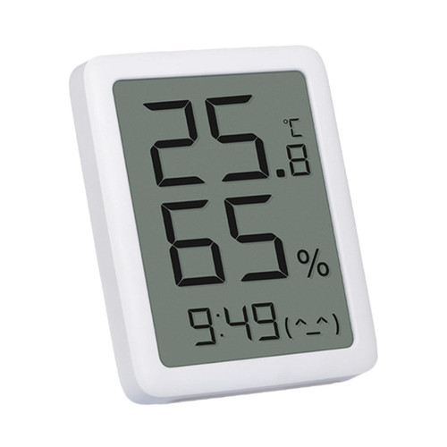 Happyyami Electronic Temperature and Humidity Meter thermometeer Indoor Hygrometer Digital Temperature Gauge Mini Display LCD Digital Indoor Humidity Temperature Gauge White Tool