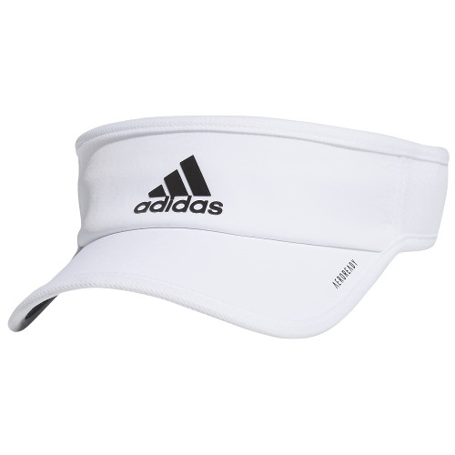 adidas Men's Superlite 2 Performance Visor, White/Black Reflective, One Size