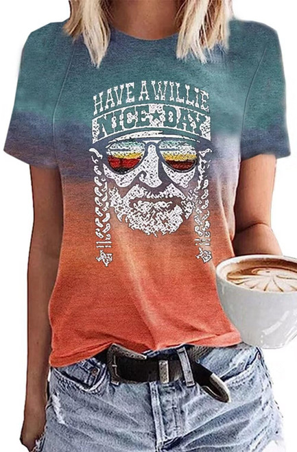 Country Concert T Shirt for Women Nashville Graphic Shirts Concert Band Casual Tops Tee Country Music Gift Shirt(X-Large,Multicolour)