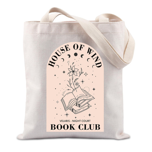 TIIMG ACOSF Tote Bag Fantasy Novel Inspired Gift Books Lover Gift House Of Wind Reading Handbag For Fans (VELARIS NIGHT) TIIMG ACOSF Tote Bag Fantasy Novel Inspired Gift Books Lover Gift House Of Wind Reading Handbag For Fans (VELARIS NIGHT)