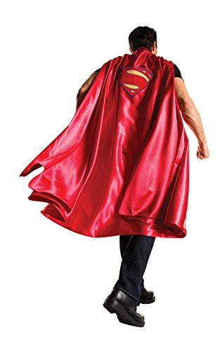 Rubie's Men's Batman V Superman: Dawn of Justice Deluxe Adult Superman Cape, Red, One Size