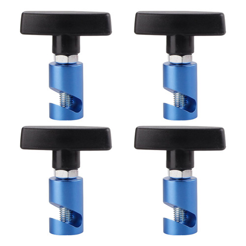 4 PCS Car Hood Prop Struts Clamp, Snap on Lift Support Clamp, Hood Strut Clamp, Hood Shock Clamp, Hood Lift Support Clip, Hood Prop Rod Holder Tool for Hoods Tailgates Hatchbacks Trunks (Blue)