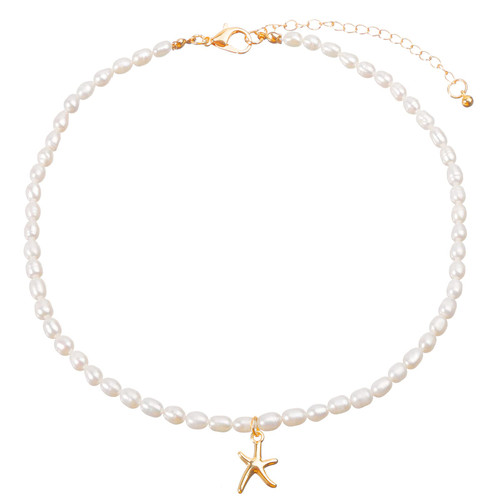 wgoud Natural Freshwater Pearl Beaded Choker Necklace for Women Teen Girls, Trendy Boho Handmade Beads Summer Fun Necklaces Jewelry Gifts (Necklace E) wgoud Natural Freshwater Pearl Beaded Choker Necklace for Women Teen Girls, Trendy Boho Handmade Beads Summer Fun Necklaces Jewelry Gifts (Necklace E)