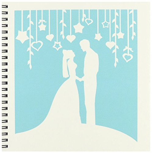 3dRose db_120285_1 Elegant Bride and Groom Silhouettes on Turquoise Teal Blue for Weddings Anniversaries Engagements Drawing Book, 8 by 8-Inch 3dRose db_120285_1 Elegant Bride and Groom Silhouettes on Turquoise Teal Blue for Weddings Anniversaries Engagements Drawing Book, 8 by 8-Inch