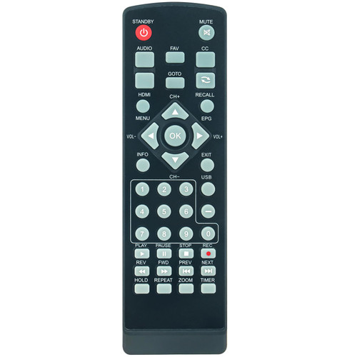 AT103B Replacement Remote Control Applicable for Ematic Digital TV Box AT103B