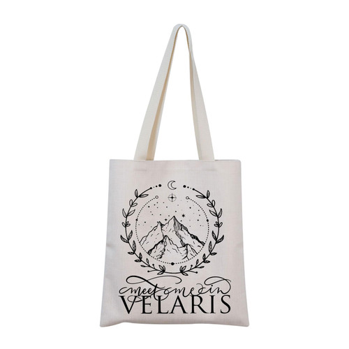ZJXHPO Acotar Tote Bag SJM Shoulder Bag City of Starlight Handbag Velaris Reusable Grocery Shopping Bag Bookish Bookworm Gift (Velaris Tote) ZJXHPO Acotar Tote Bag SJM Shoulder Bag City of Starlight Handbag Velaris Reusable Grocery Shopping Bag Bookish Bookworm Gift (Velaris Tote)