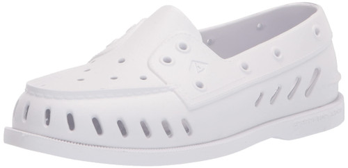 Sperry womens Authentic Original Float Boat Shoe, White, 9 US