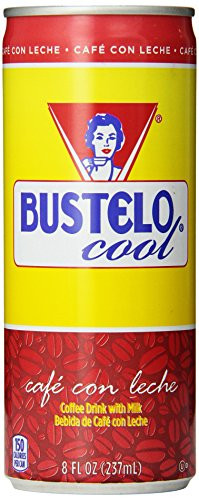 Bustelo Cool Cafe Con Leche Coffee Beverage, 8 Ounce (Pack of 12)