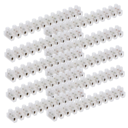Yardwe 10pcs X3 Terminals Spring Quick Connector Wire Light Strip Terminal Block Power Distribution Board Terminal Blocks Terminal Connectors Wire Connectors Small Wire Screw Pa Nylon