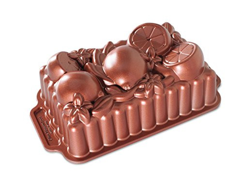 Nordic Ware 90248 Citrus Blossom Loaf, One Size, Copper