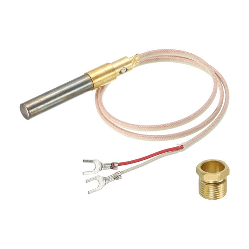 MECCANIXITY 750mv Thermopile Gas Fireplaces Thermocouple for Frying Furnace Generator Gas Fryer Stove Oven Water Heater Replacement Parts 24"