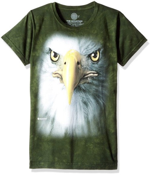 The Mountain Unisex-Adult's Eagle Face, Green, Small The Mountain Unisex-Adult's Eagle Face, Green, Small