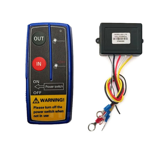 Peiiwdc Wireless Winch Remote Control Kit for ATV/UTV Winches Recovery Winches for Trucks