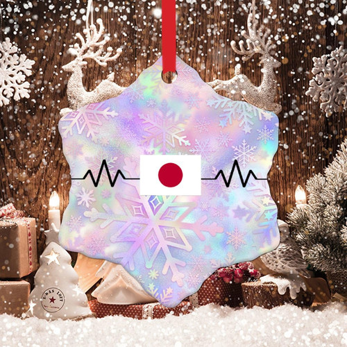Swavecat Japan Ceramic Ornament Holidays Decoration National Symbol Japan Flag Christmas Ornaments Japan Heartbeat Xmas Tree Ornament to Friends Mom Dad Swavecat Japan Ceramic Ornament Holidays Decoration National Symbol Japan Flag Christmas Ornaments Japan Heartbeat Xmas Tree Ornament to Friends Mom Dad