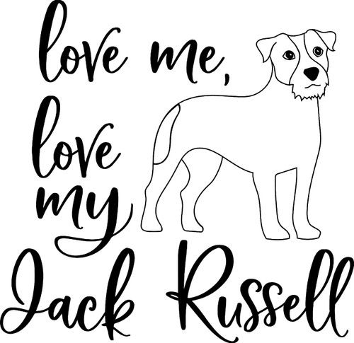 Car Sticker Love Me, Love My Jack Russell Funny Dog Car Window Decal Sticker White 7 Inch Car Sticker Love Me, Love My Jack Russell Funny Dog Car Window Decal Sticker White 7 Inch