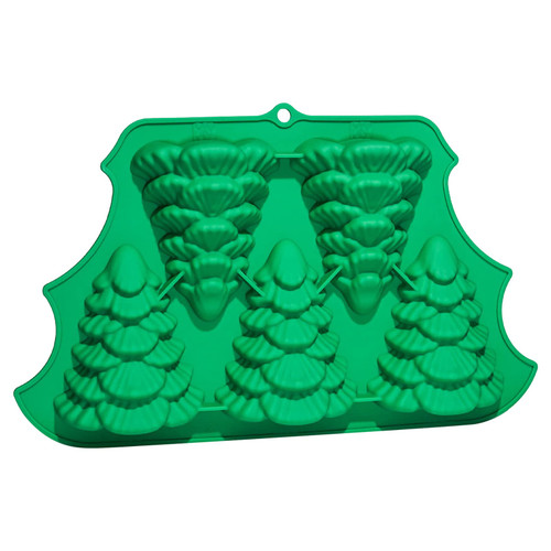 Christmas Tree Silicone Mold Cake Baking Mold Chocolate Candy Handmade Soap Ice Cube Biscuit Moulds No-Stick Christmas Baking Trays Pan Christmas Tree Silicone Mold Cake Baking Mold Chocolate Candy Handmade Soap Ice Cube Biscuit Moulds No-Stick Christmas Baking Trays Pan