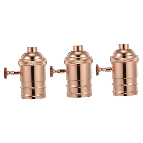 ULTECHNOVO 3pcs Retro Lamp Holder E27 Lamp Holder Light Base Vintage Pendant Lamp Holder Retro Bulb Holder Retro Pendant Lamp Holder Vintage Lamp Socket E27 Bulb Plug Aluminum Ceramics ULTECHNOVO 3pcs Retro Lamp Holder E27 Lamp Holder Light Base Vintage Pendant Lamp Holder Retro Bulb Holder Retro Pendant Lamp Holder Vintage Lamp Socket E27 Bulb Plug Aluminum Ceramics
