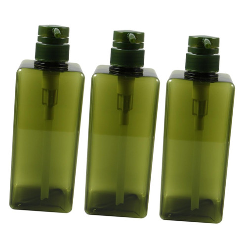 Amosfun 3pcs Lotion Bottles Shampoo Dispenser Liquid Hand Soap Lotion Dispenser Pump Bottles Glass Pump Bottle Conditioner Shampoo Bottle Liquid Dispensers Pump-Bottles Pack Body Wash